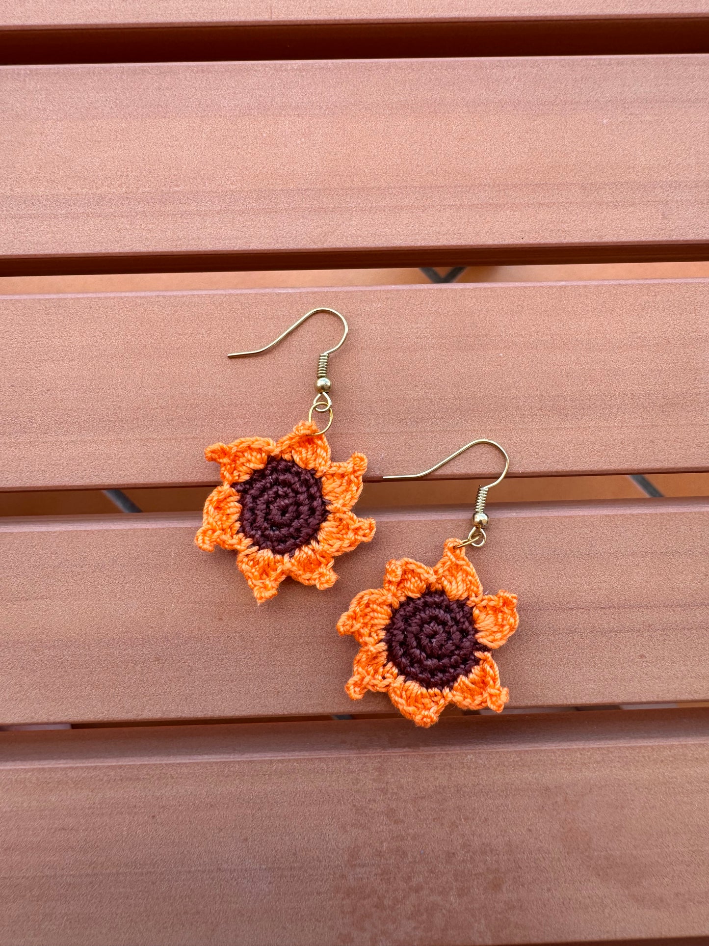 Like sunflower earrings