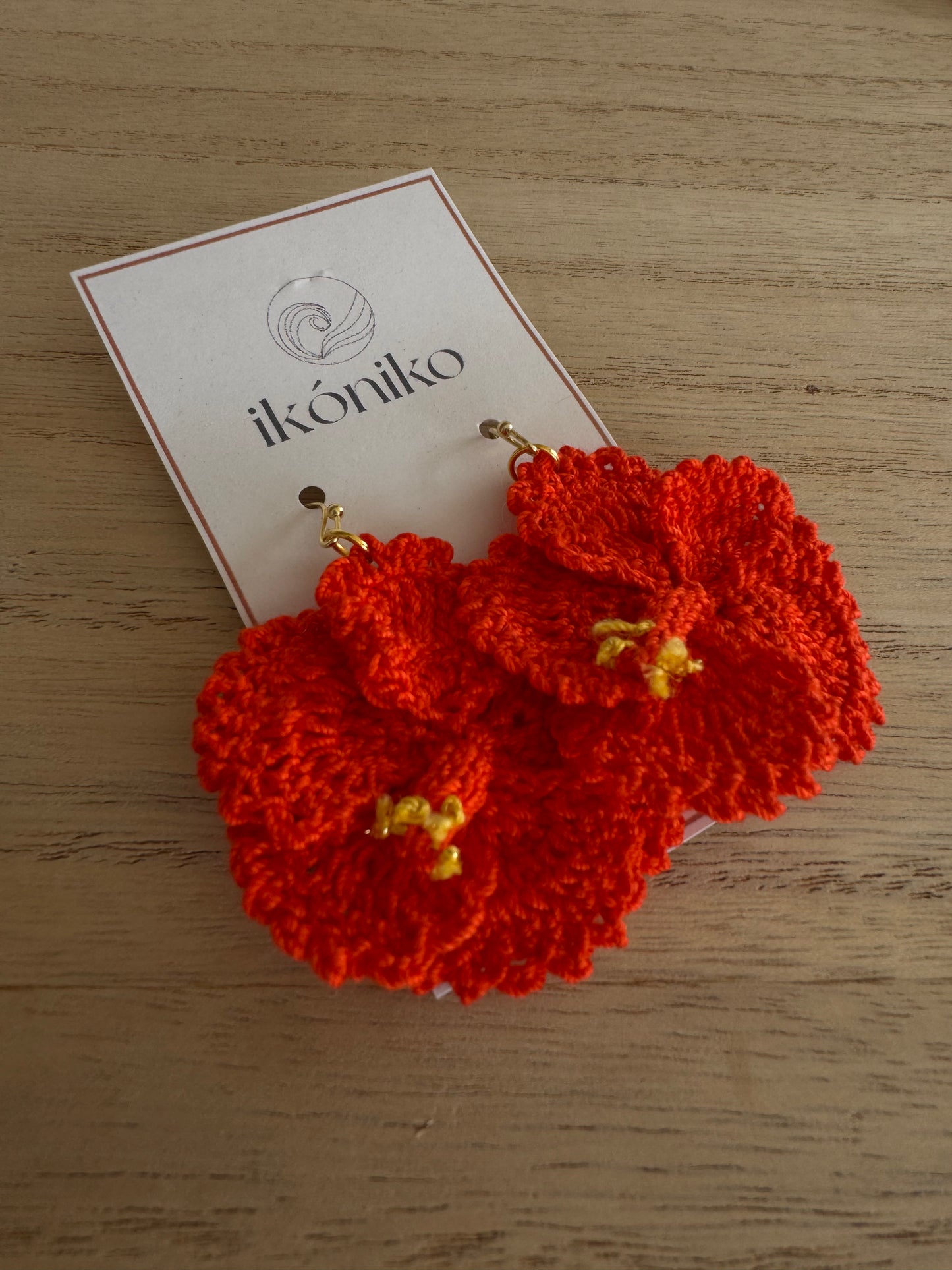 Amapola Earrings - Orange