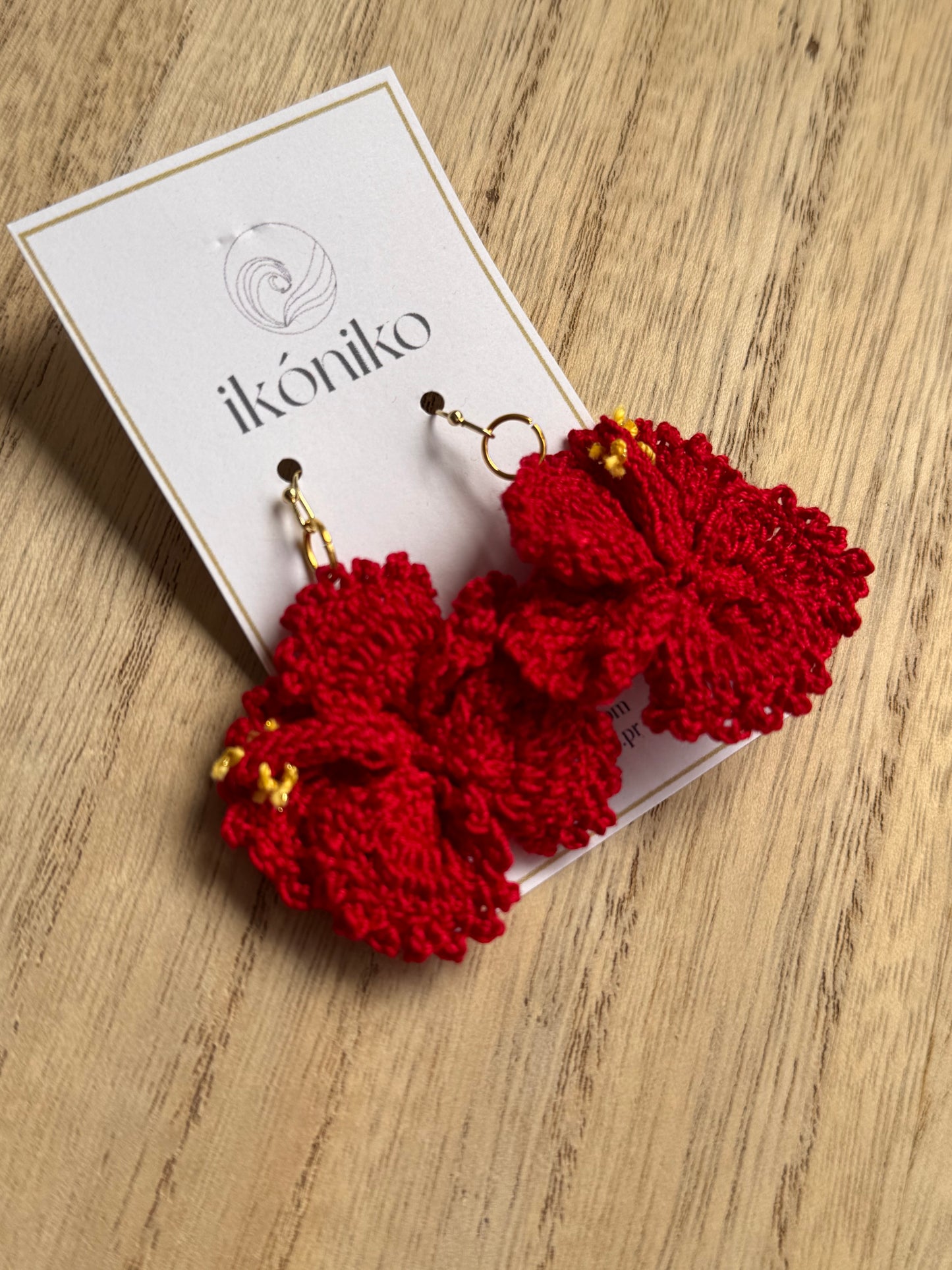 Amapola Earrings - Red