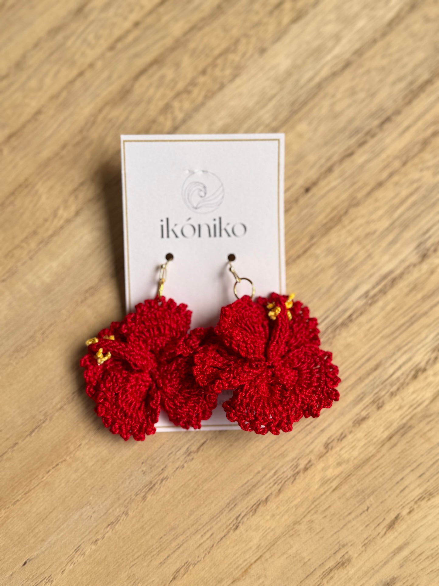 Amapola Earrings - Red