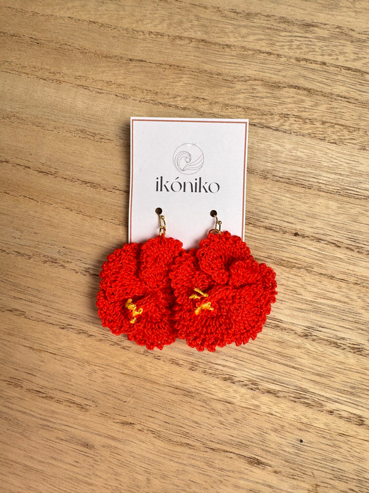 Amapola Earrings - Orange