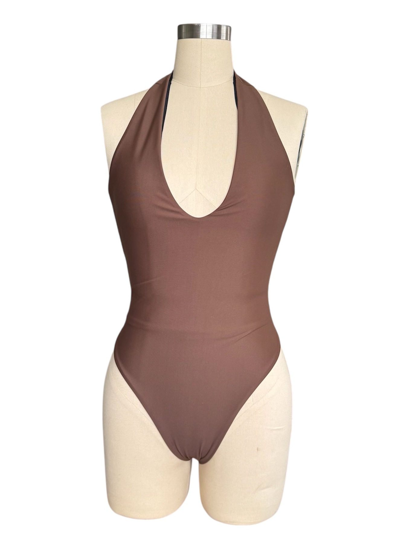 Nilary One Piece - Mocha & Black