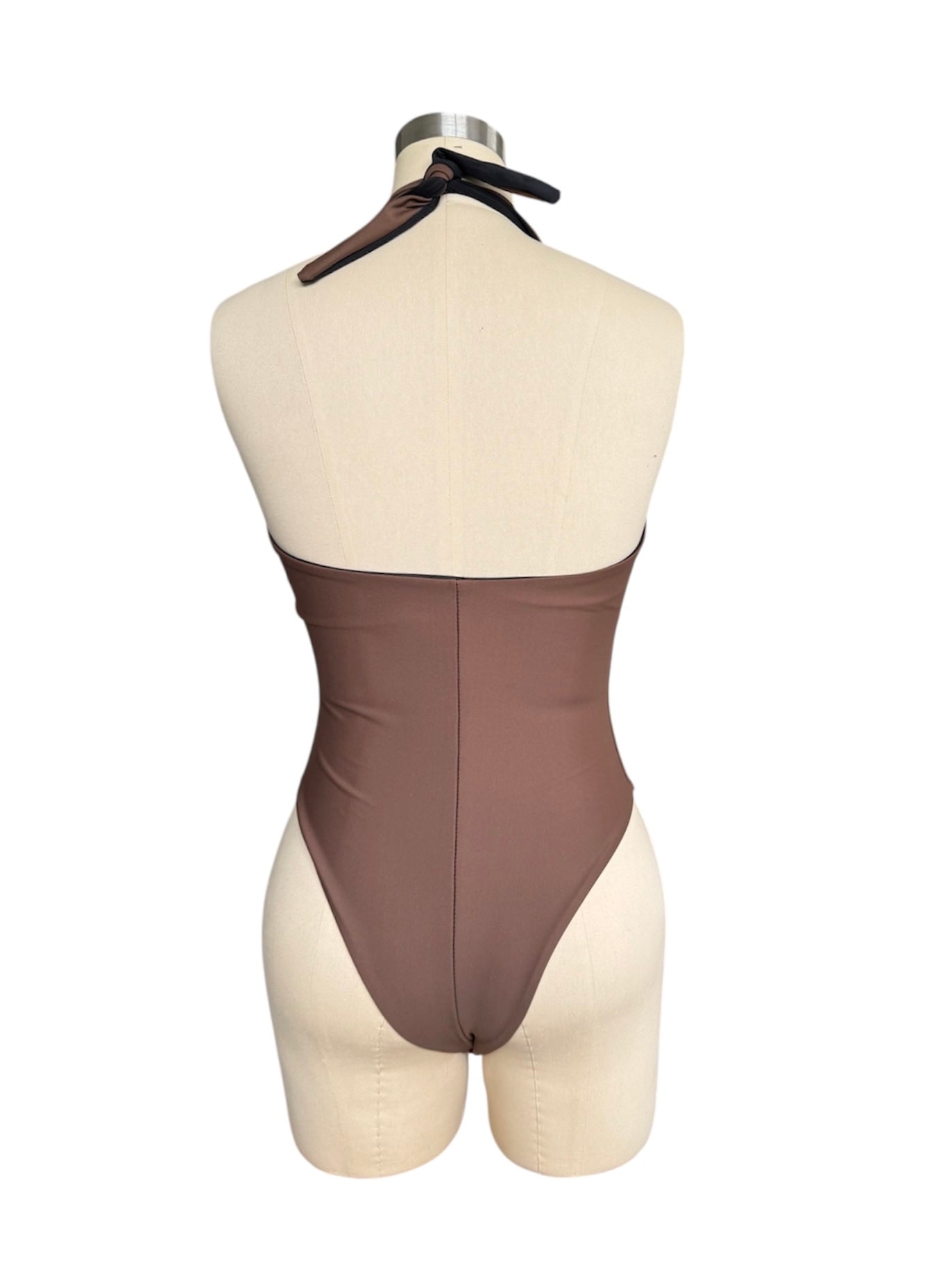 Nilary One Piece - Mocha & Black