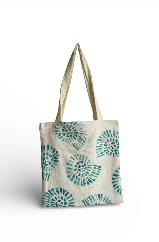 Seashell Hand Painted Tote Bag 🐚