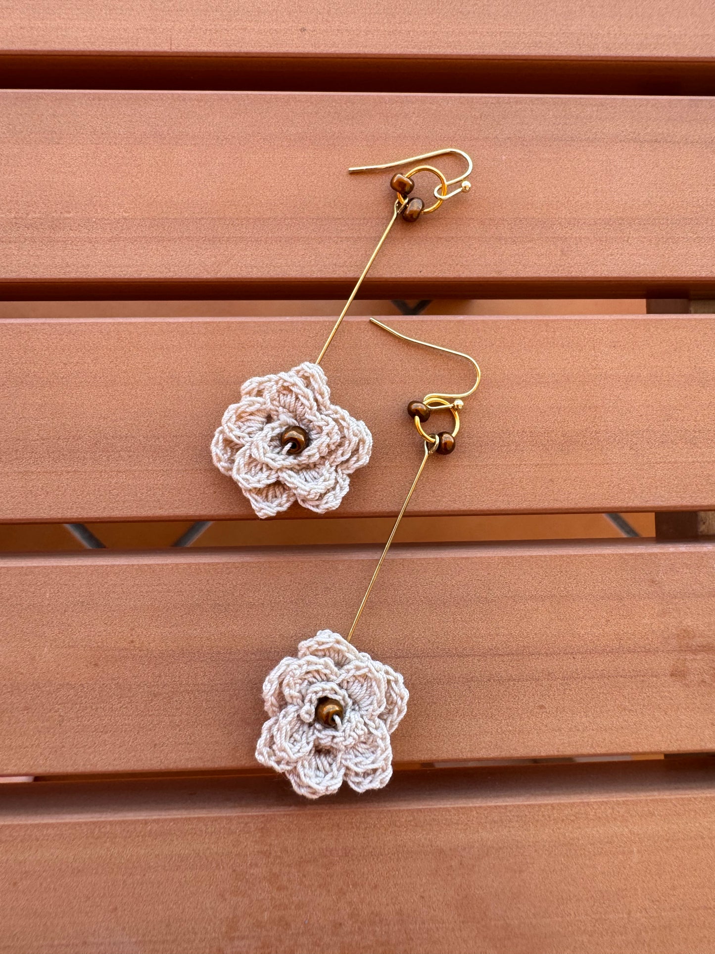 Flower earrings